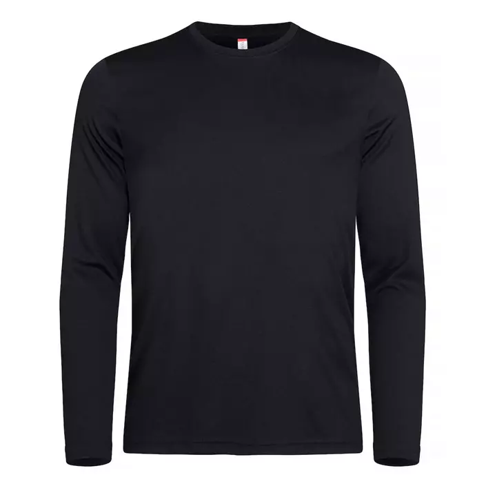 Clique Basic Active-T langärmliges T-Shirt, Schwarz, large image number 0