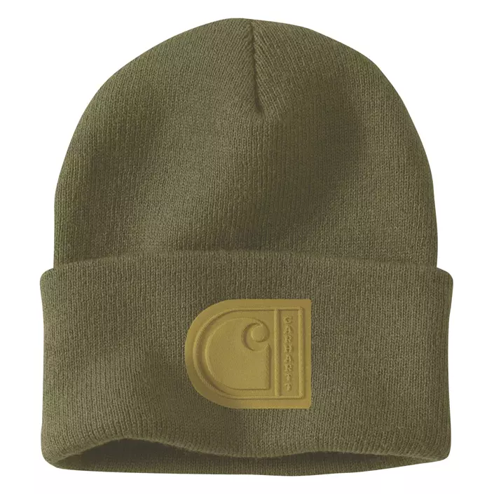 Carhartt beanie, Dark Bronzed Green, Dark Bronzed Green, large image number 0