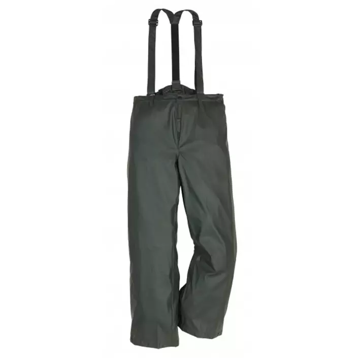 Fristads Match Rain trousers 216, Green, large image number 0