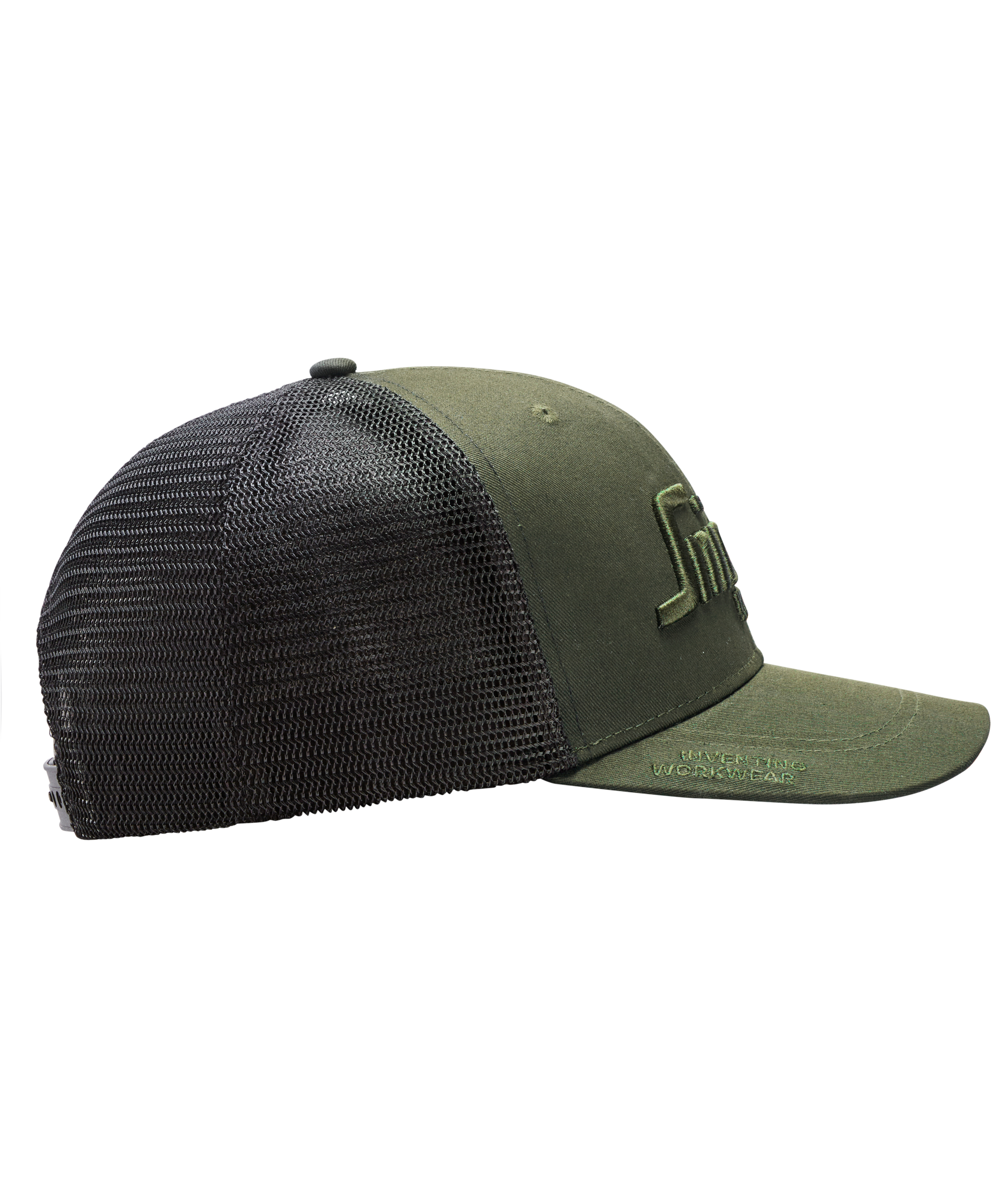 Snickers Trucker keps 9001, Khaki Green/Black, Khaki Green/Black, large image number 2