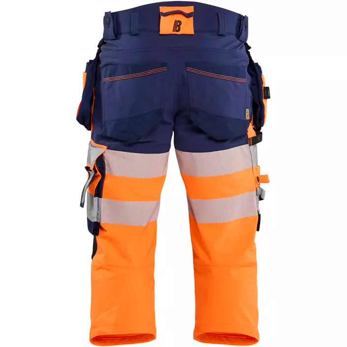 Blåkläder 3/4-Handwerkerhose full stretch, Hi-Vis Orange/Schwarz, large image number 1