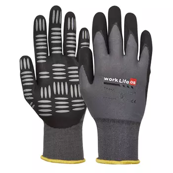 OS Worklife Chess work gloves, Grey/Black