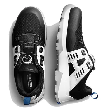 Arbesko 210-12 safety shoes S1P, Black/White