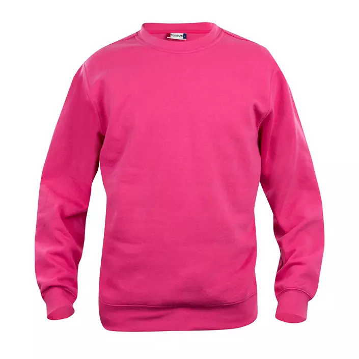 Clique Basic Roundneck sweatshirt till barn, Ljus Cerise, large image number 0