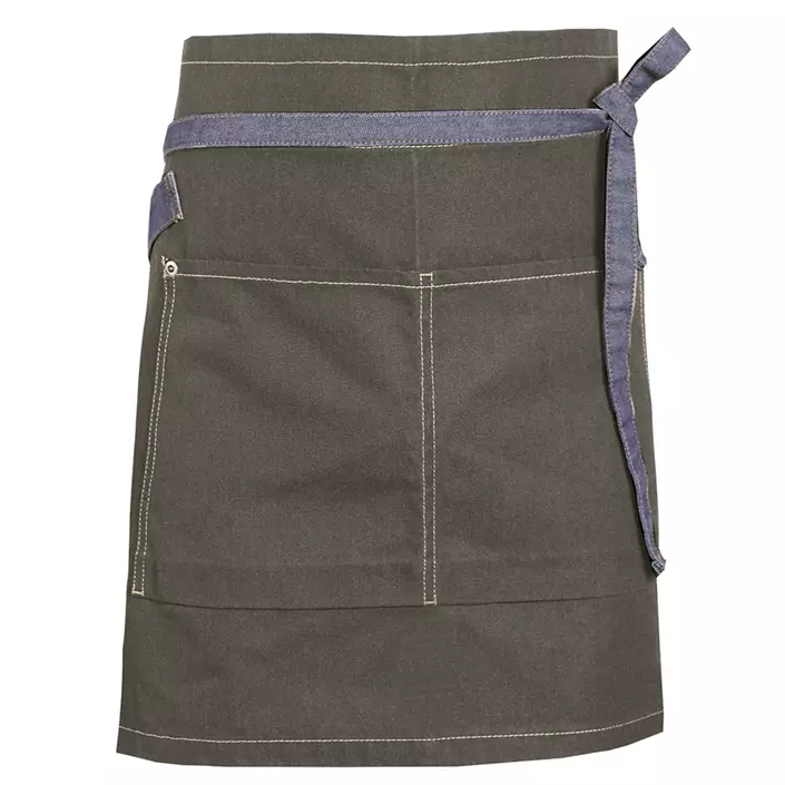 Nybo Workwear New Nordic apron wtih pockets, Brown/Blue, Brown/Blue, large image number 0