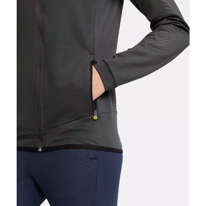 Craft Extend dame hættetrøje med lynlås, Asphalt, large image number 4