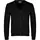 ID knitted cardigan with merino wool, Black, Black, swatch