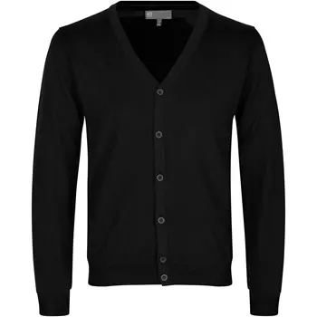 ID knitted cardigan with merino wool, Black