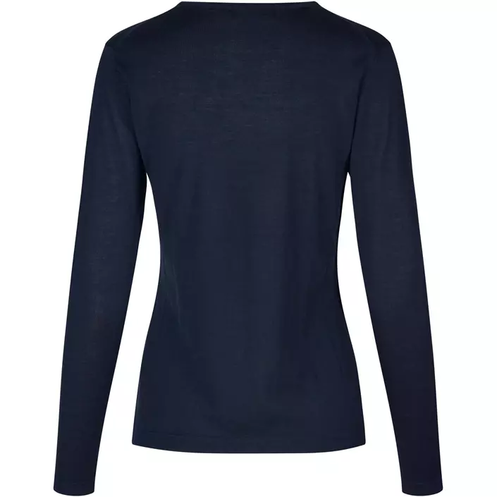 ID women's pullover with merino wool, Marine Blue, large image number 1