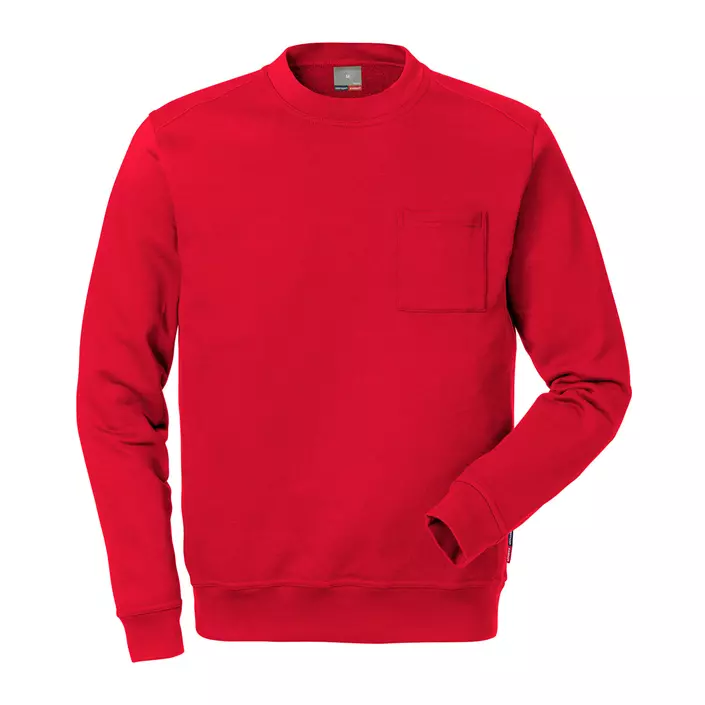 Kansas Match sweatshirt / work sweater, Red, large image number 0