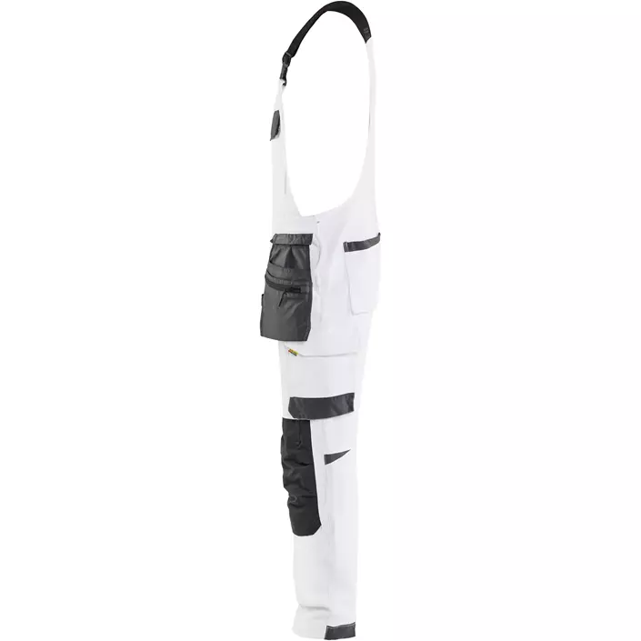 Blåkläder Latzhose full stretch, Weiss/dunkelgrau, large image number 3
