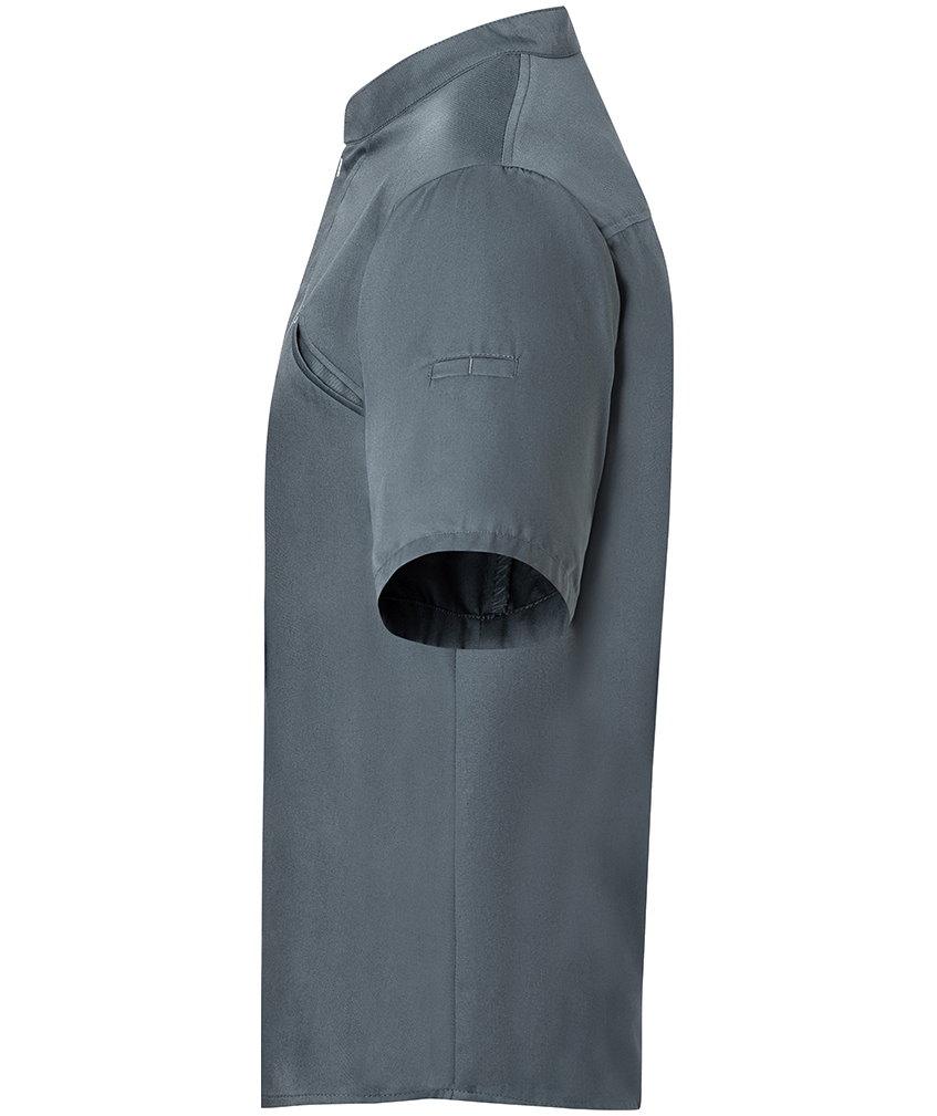 Karlowsky Modern-Touch short-sleeved chef jacket, Anthracite, large image number 4