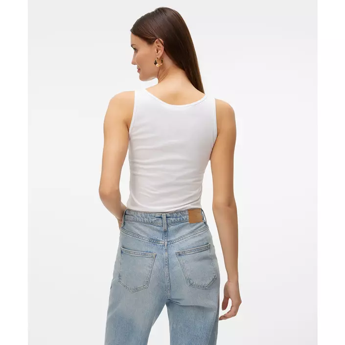 Vero Moda VMLULU lång linne dam, Bright White, large image number 2