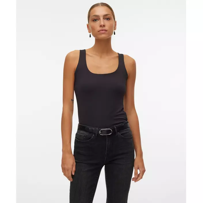 Vero Moda VMMILLION SQUARE 2-way topp dam, Black, large image number 1