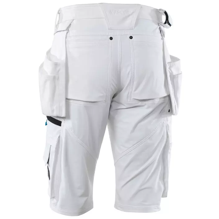 Mascot Advanced craftsman shorts full stretch, White, large image number 2