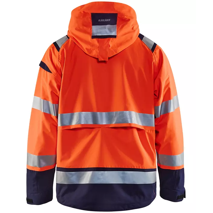 Blåkläder Shelljacke, Hi-vis Orange/Marine, large image number 2
