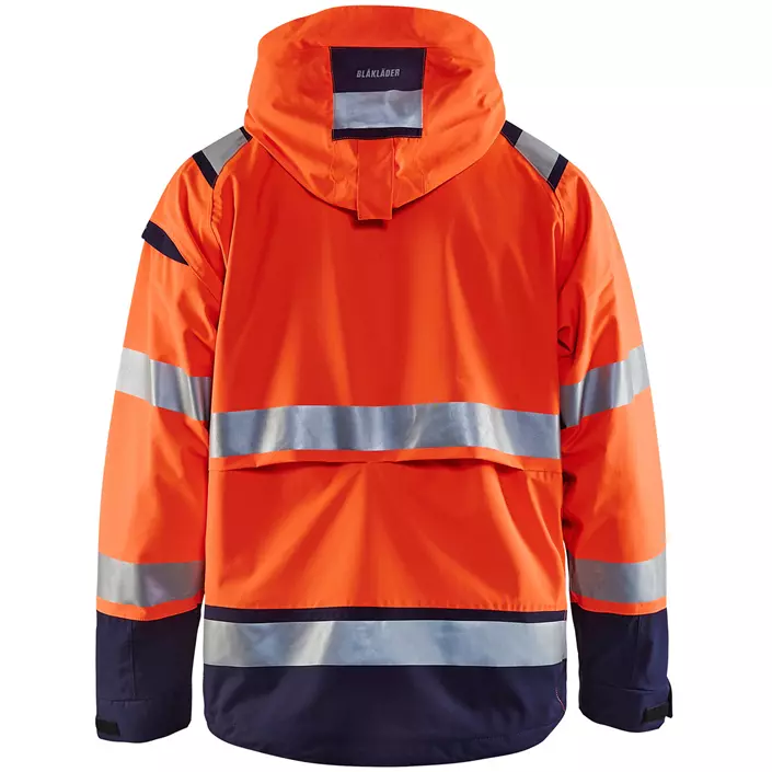 Blåkläder skaljakke, Hi-vis Orange/Marine, large image number 2
