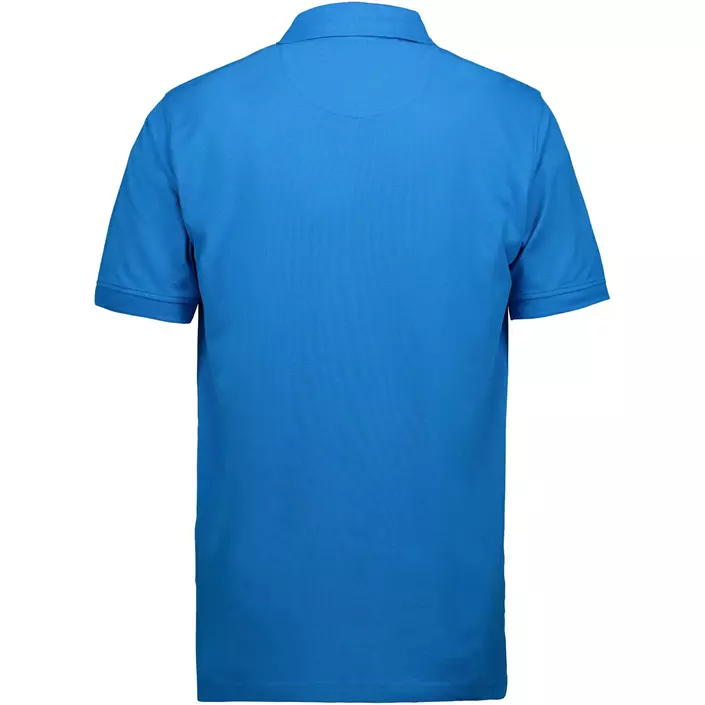 ID Pique Polo T-shirt, Turkis, large image number 1