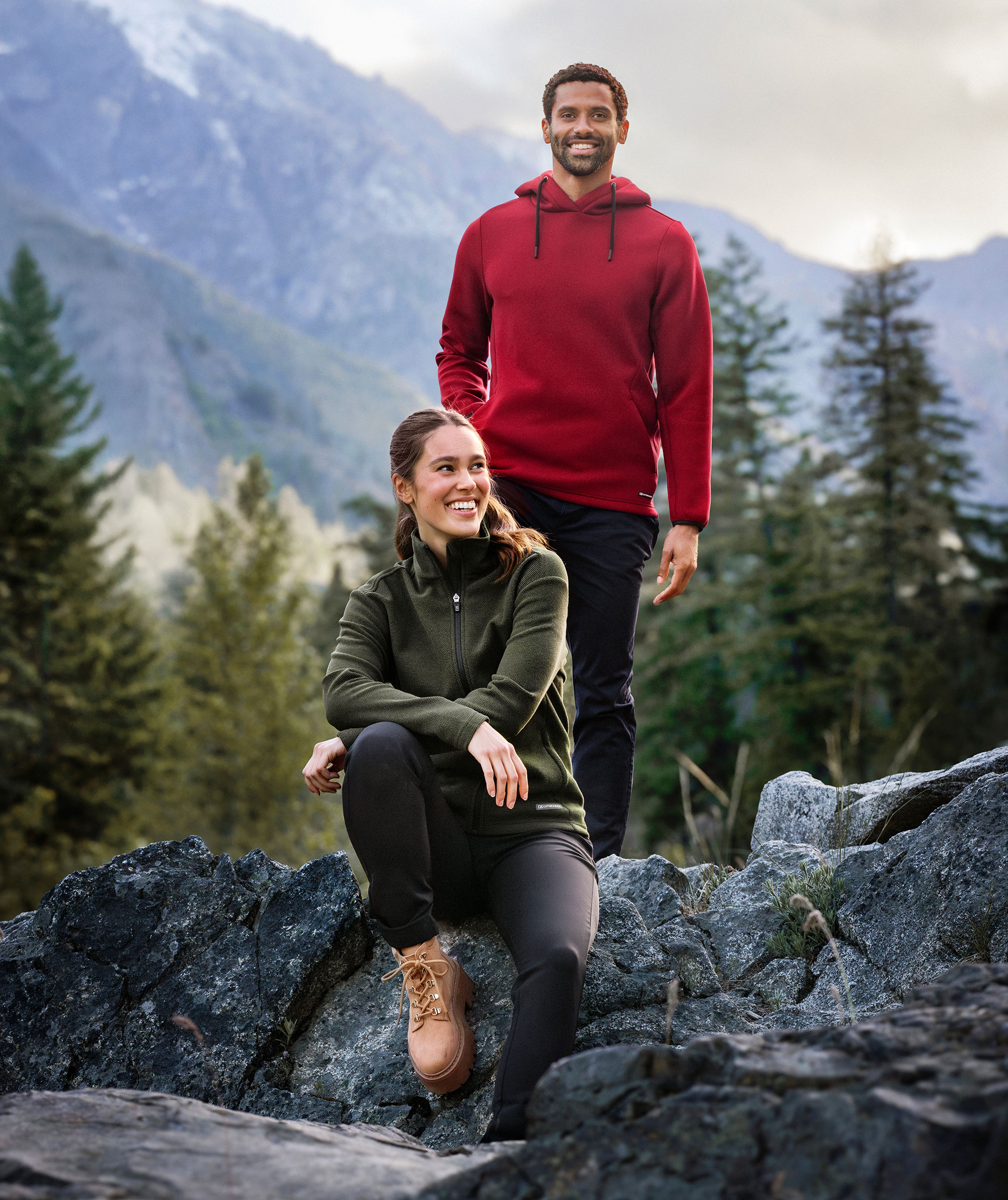 Cutter & Buck Hunts Point fleecejacka dam, Gr&ouml;n, large image number 5