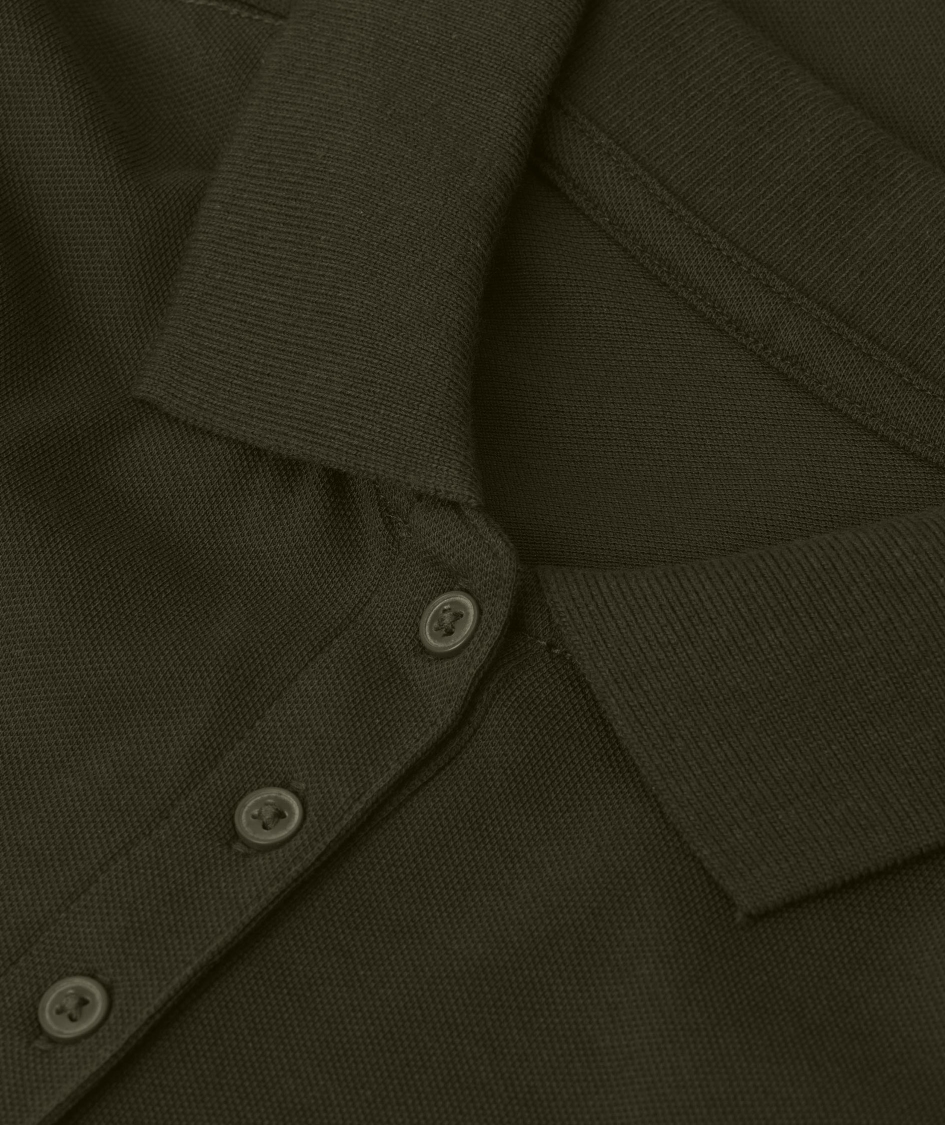 ID organic women's polo shirt, Olive Green, large image number 3