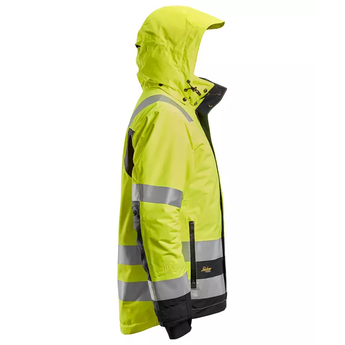 Snickers AllroundWork shell jacket 1132, Hi-vis Yellow/Black, large image number 2
