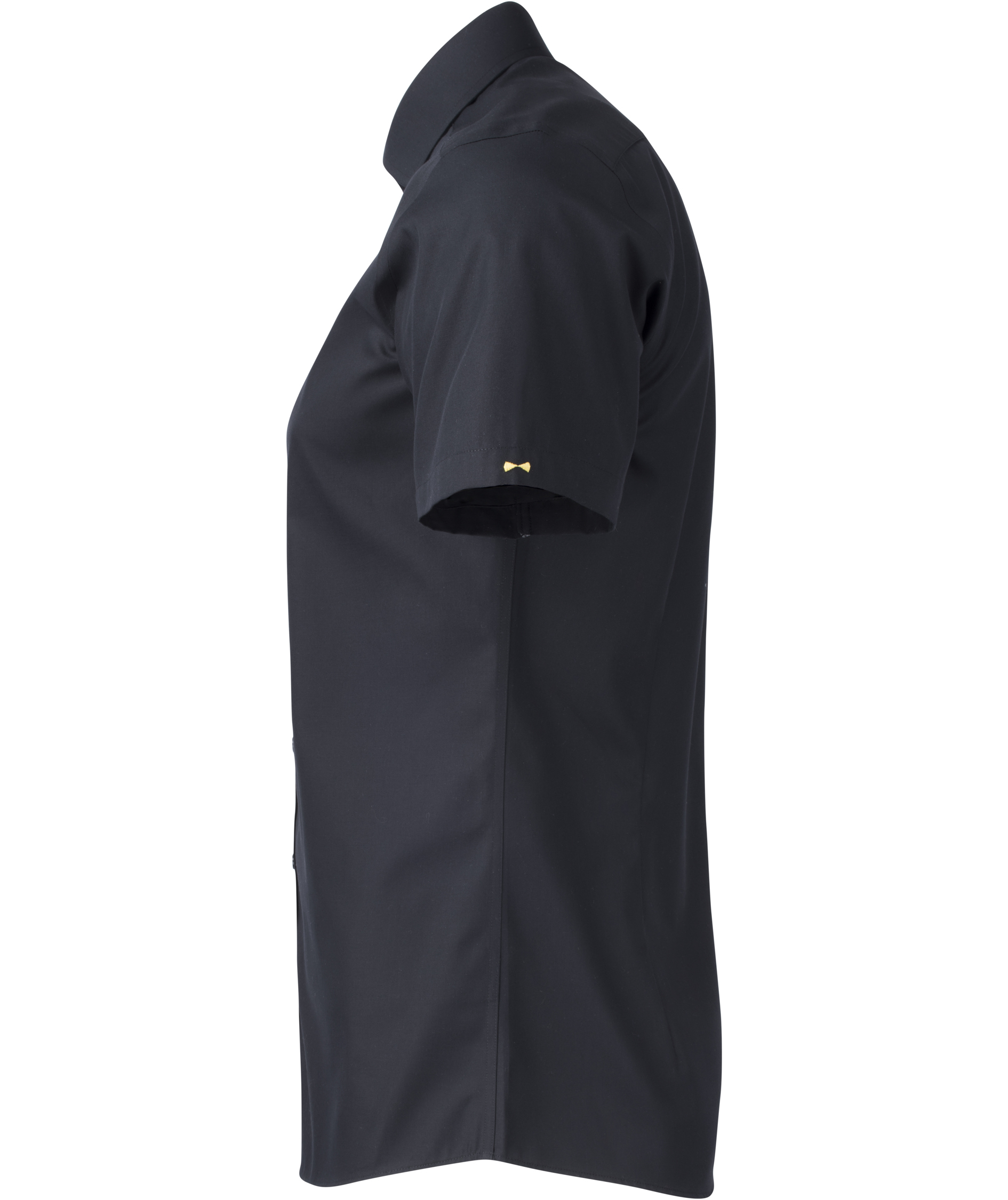 J. Harvest & Frost Twill Yellow Bow 50 Slim fit shortsleeved shirt, Black, Black, large image number 2