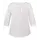 Segers 1212 women's blouse with 3/4 sleeves, White, White, swatch