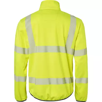 Top Swede softshell jacket 7721, Hi-Vis Yellow/Navy