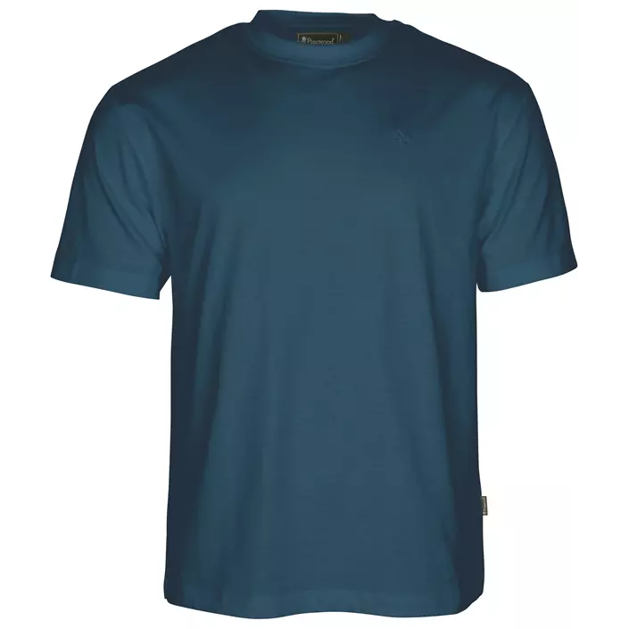 Pinewood 3-pak T-shirt, Azur Blue/Mossgreen/Black, large image number 6