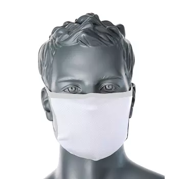 Portwest CV33 3-lagiger wiederverwendbare Mund-Nasen-Maske﻿﻿﻿﻿﻿﻿, Weiß