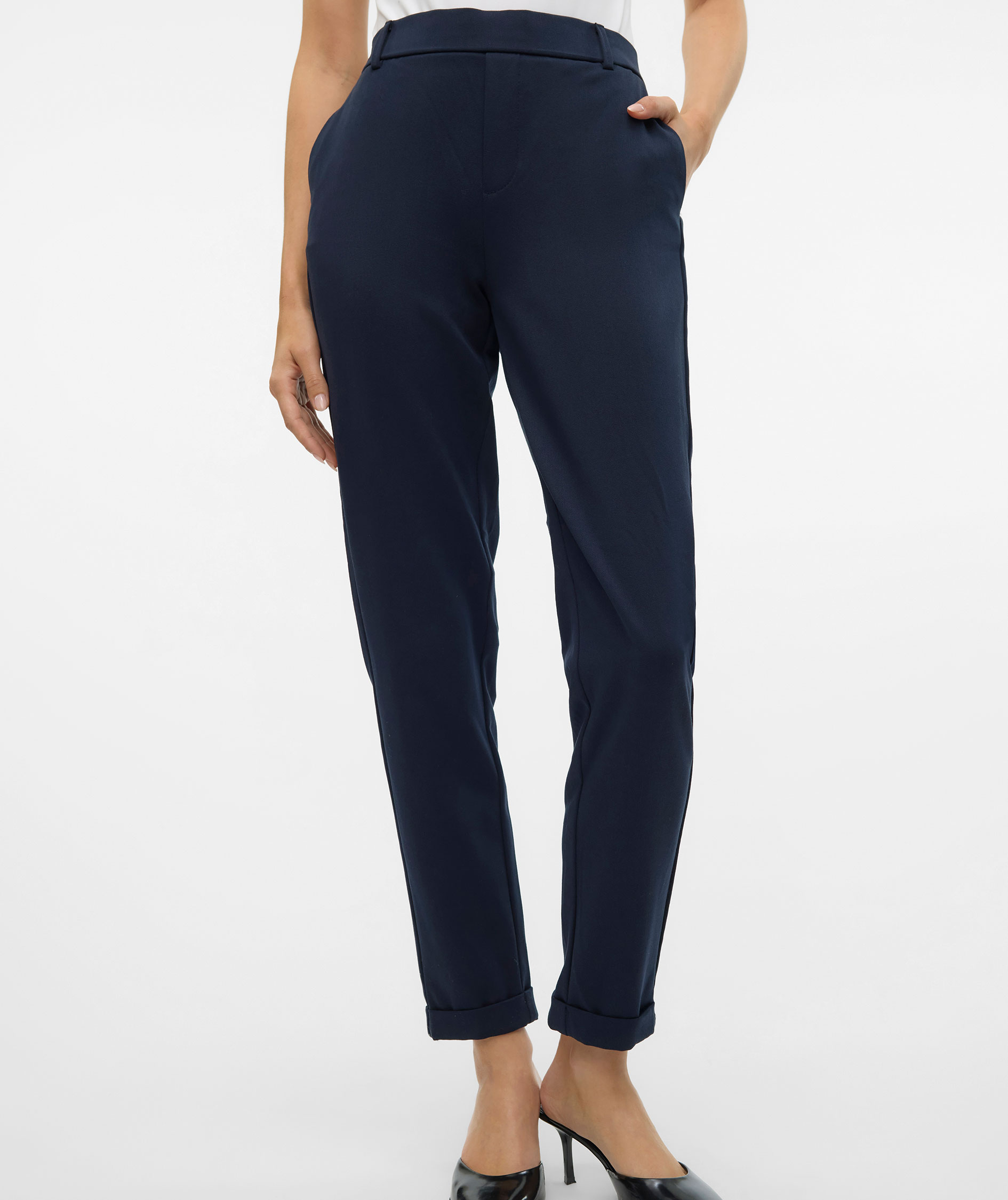 Vero Moda VMMAYA LOOSE SOLID byxa dam, Night Sky