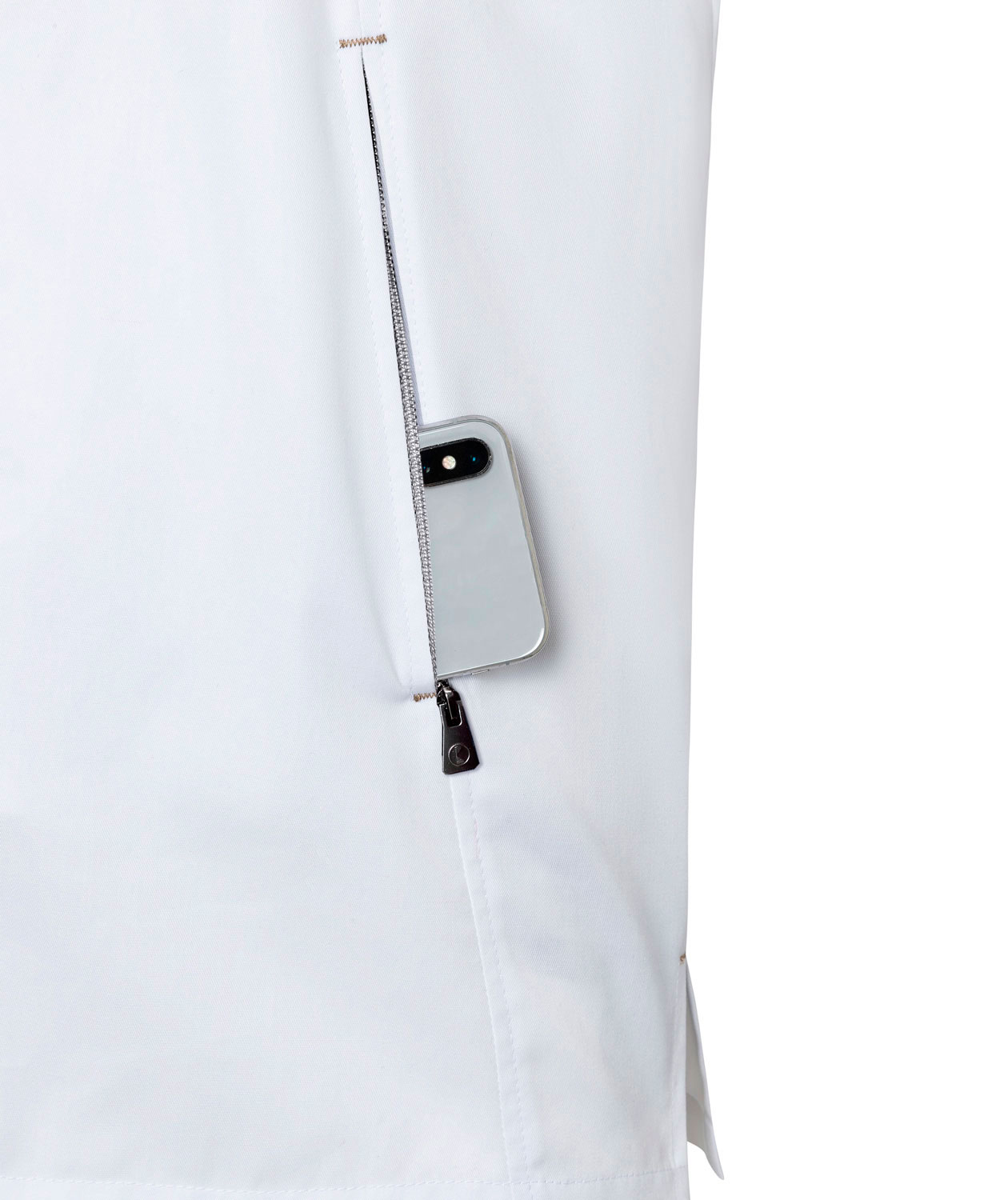 Karlowsky Green-generation short-sleeved chefs jacket, White, large image number 4