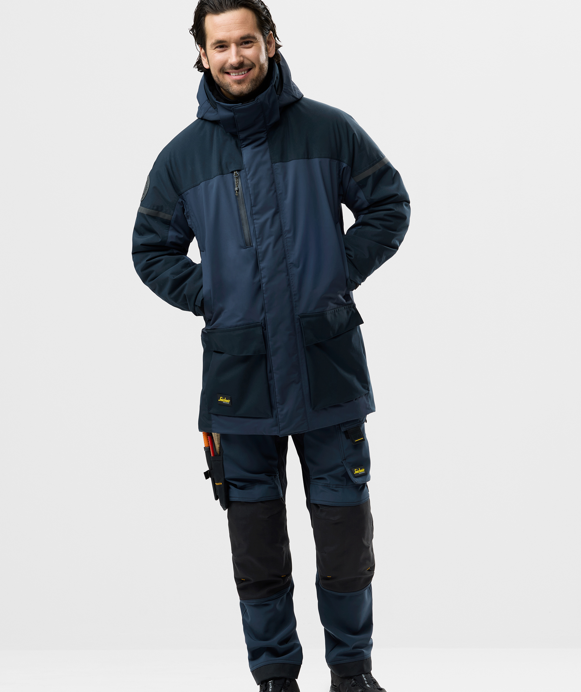 Snickers AllroundWork parkas 1801, Navy/Dark Navy