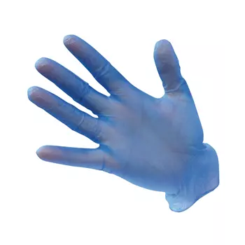 Portwest A905 vinyl  disposable gloves powder free 100 pcs., Blue