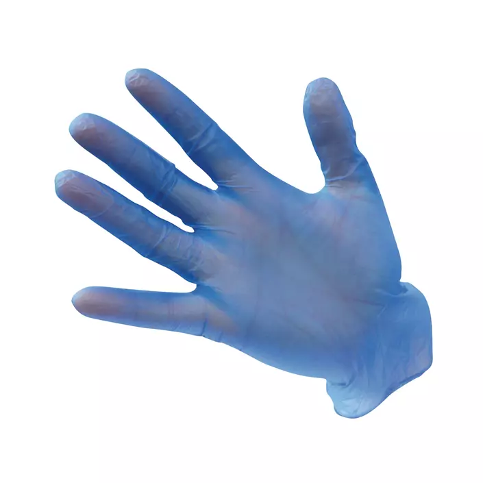 Portwest A905 vinyl  disposable gloves powder free 100 pcs., Blue, large image number 0