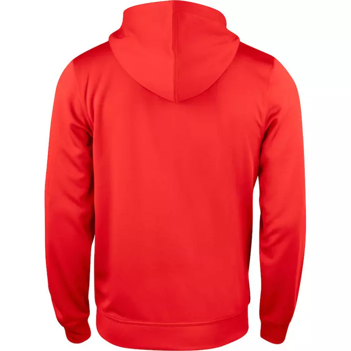 Clique Basis Active hoodie med blixtlås, Röd, large image number 1