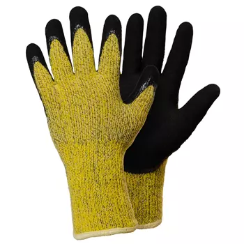 Tegera 987 cut protection gloves Cut F, Black/Yellow