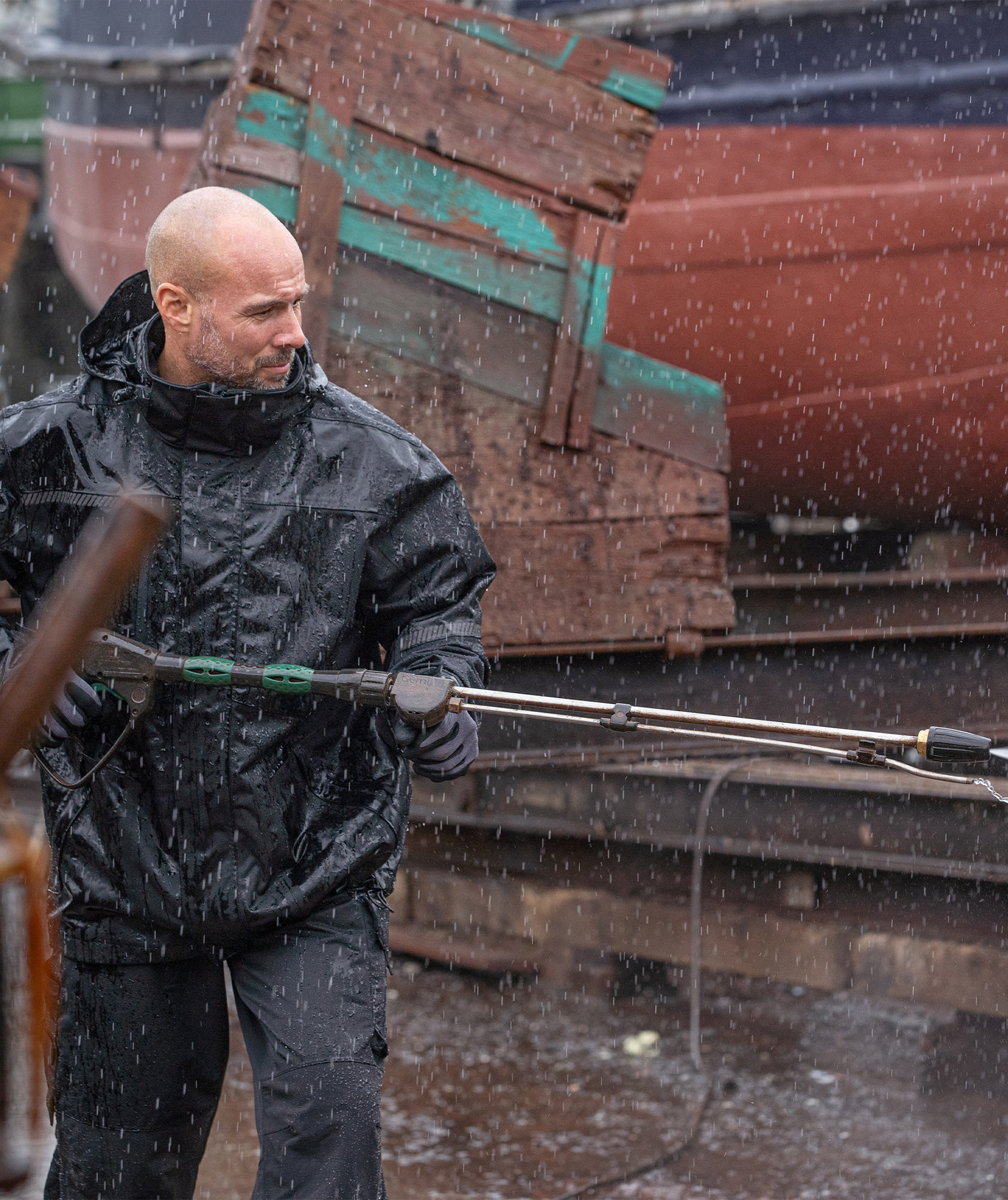 ELKA Working Xtreme Recycled shell jacket, Black, large image number 3