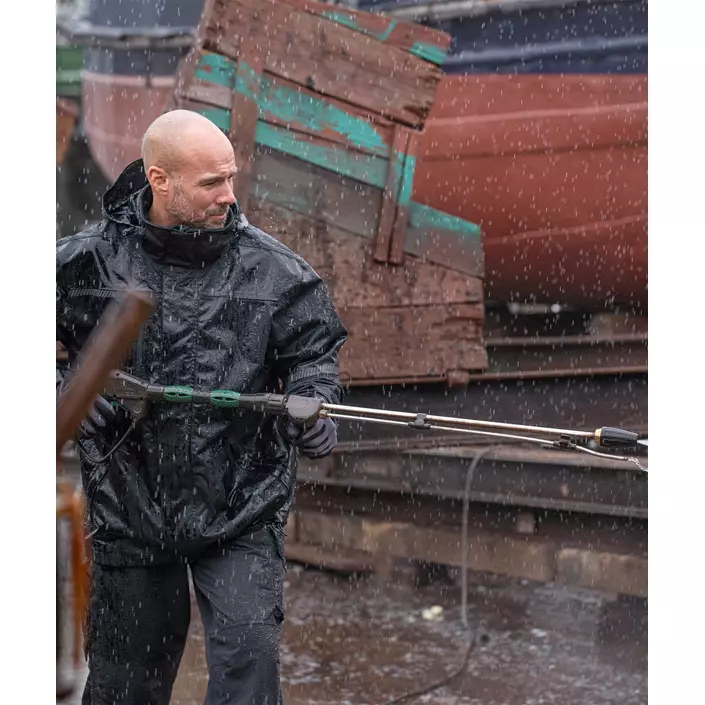 ELKA Working Xtreme Recycled skaljacka, Svart, large image number 3