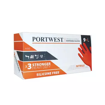 Portwest A930 HD nitril engångshandskar 100 st., Orange