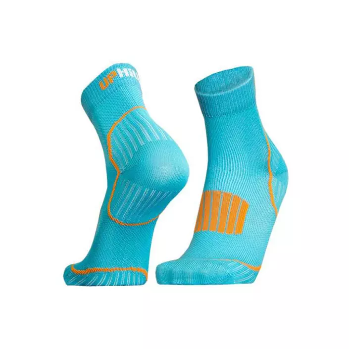 UphillSport Front Laufsocken, Blau/Orange, large image number 1