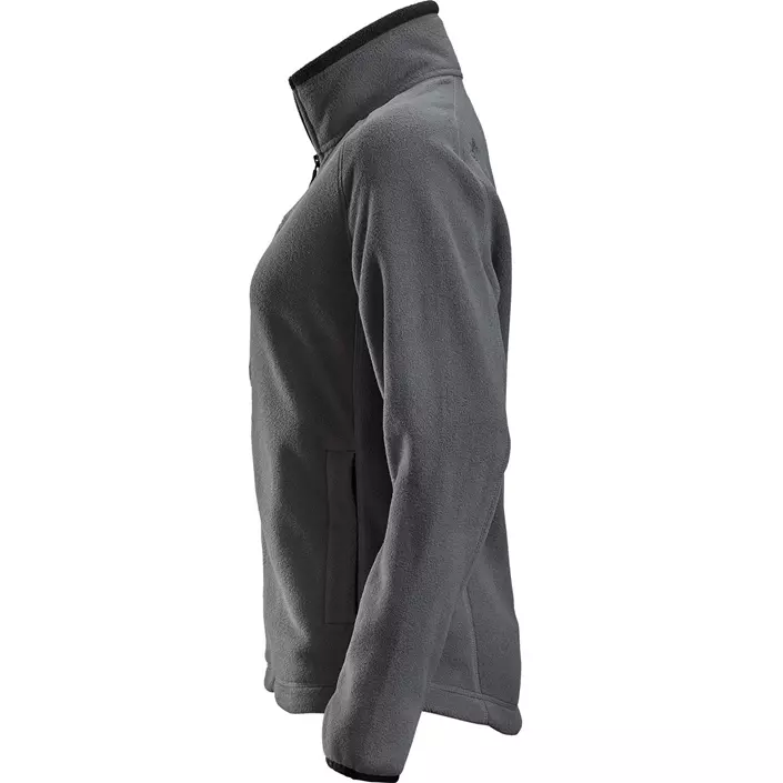 Snickers AllroundWork women's fleece jacket 8027, Steel Grey/Black, large image number 2
