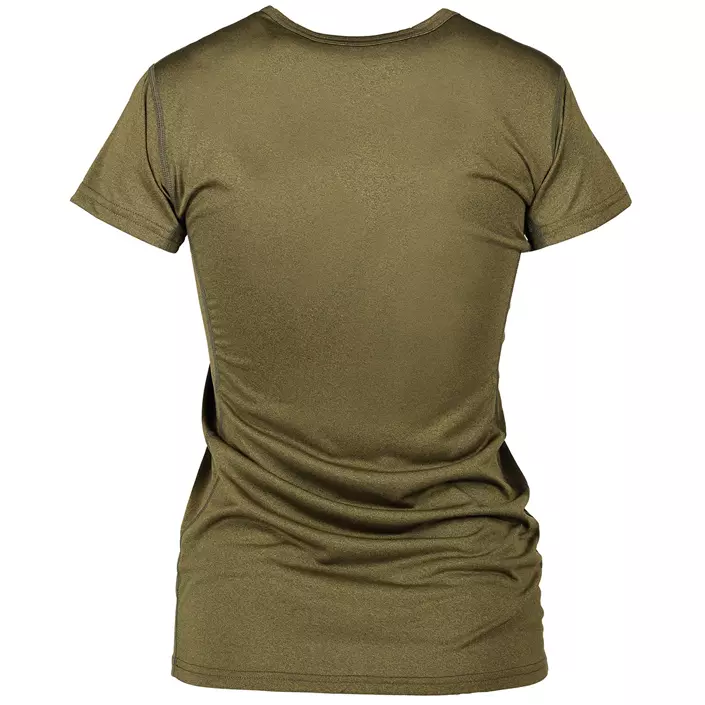 GEYSER Active Damen Lauf-T-Shirt, Olivgrün Melange, large image number 2