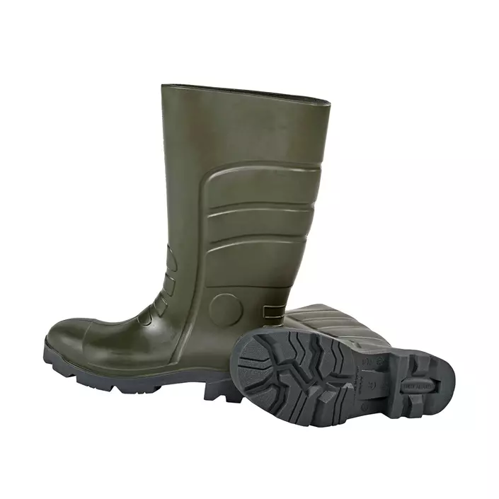 Polly Boot light weight PU safety rubber boots S5, Olive Green, large image number 0