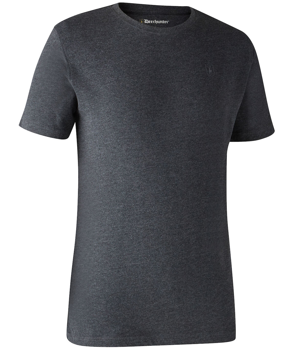 Deerhunter Basic 2-pack T-shirt, Brown Leaf Melange