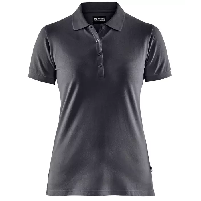 Blåkläder women's polo shirt, Dark Grey, large image number 0