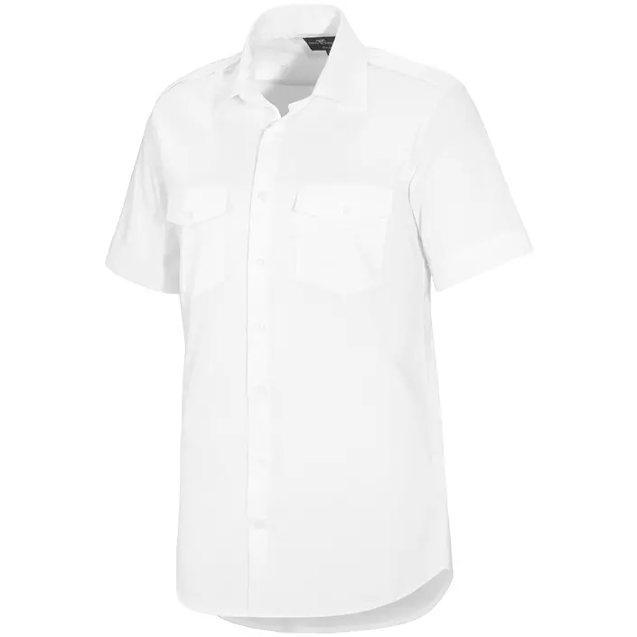 Derby of Sweden Maverick Slim Fit kurzärmlige Pilotenhemd, White, large image number 4