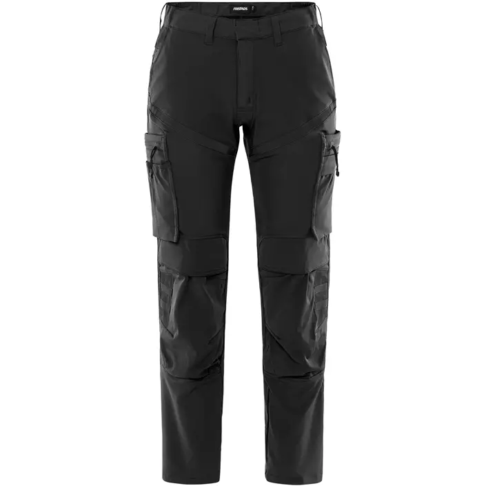 Fristads arbetsbyxa 2654 GLWS dam full stretch, Svart, large image number 0