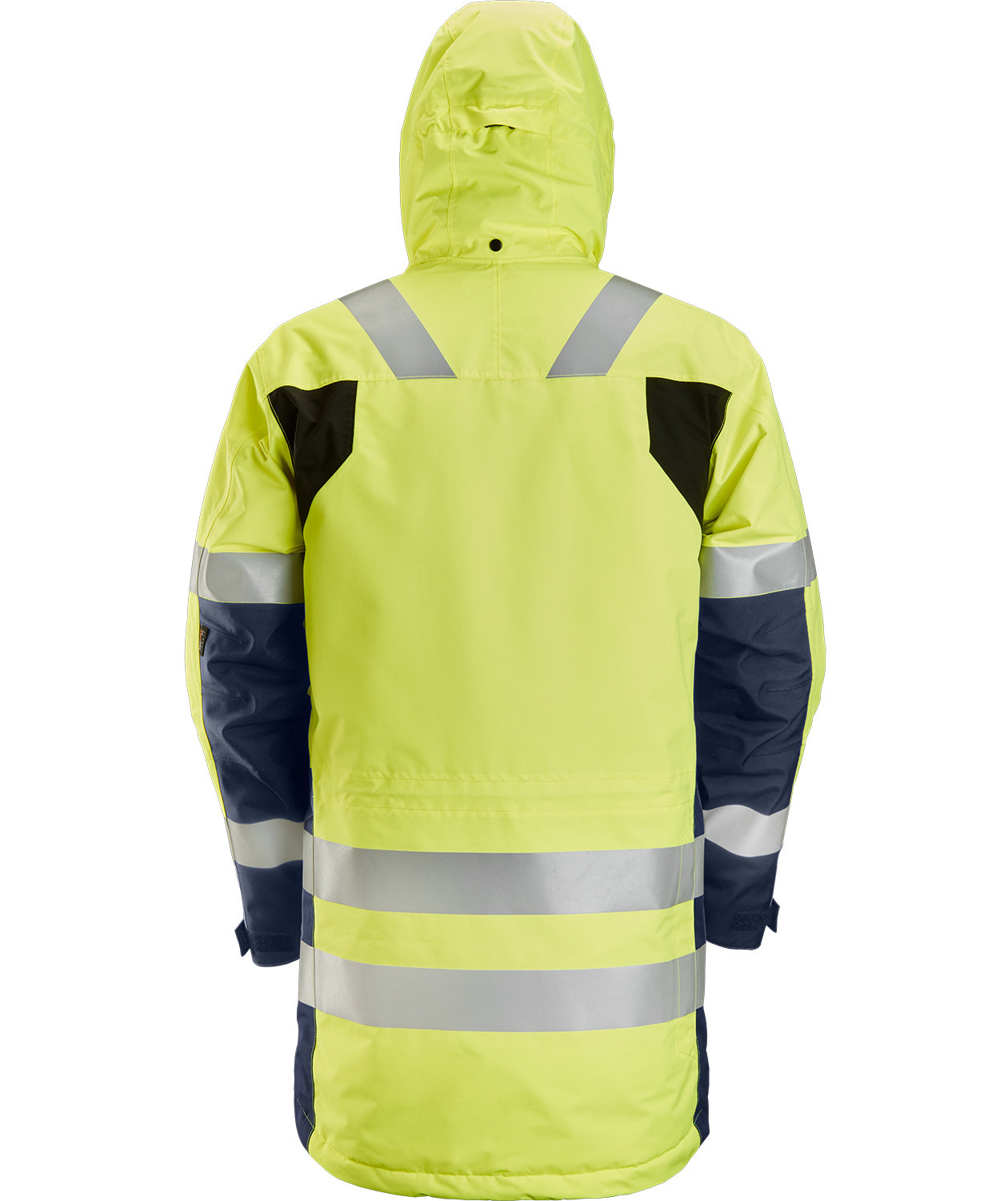 Snickers AllroundWork winter parka 1830, Hi-vis Yellow/Marine