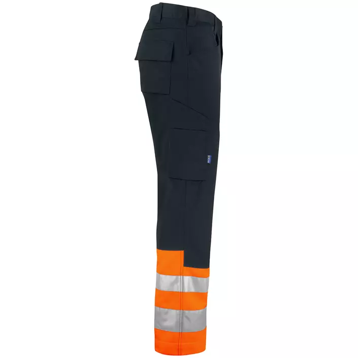 ProJob service trousers 6533, Hi-Vis Orange/Black, large image number 2